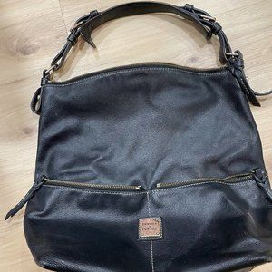 Dooney and Bourke black leather bag